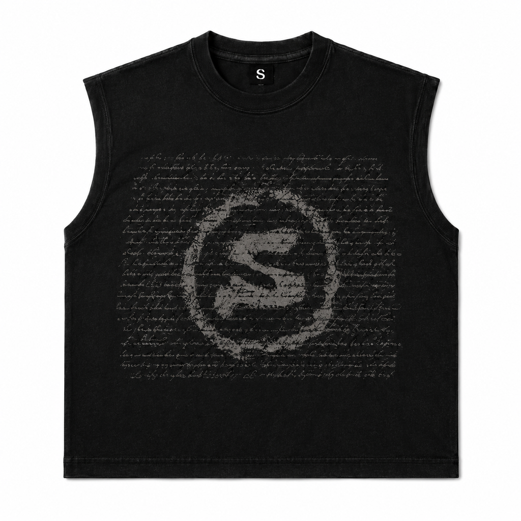 ASPHALT BOXY TANK TEE
