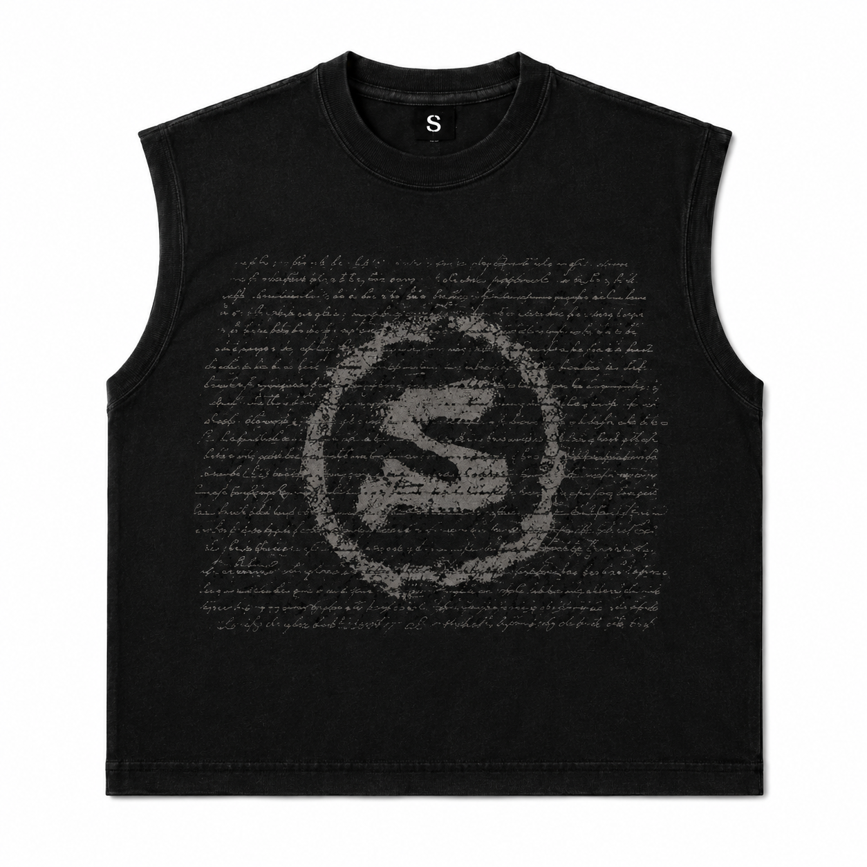 ASPHALT BOXY TANK TEE