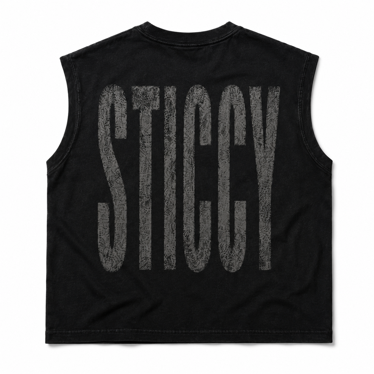 ASPHALT BOXY TANK TEE