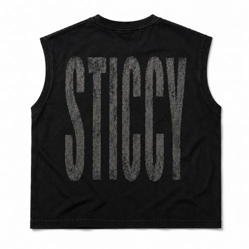ASPHALT BOXY TANK TEE